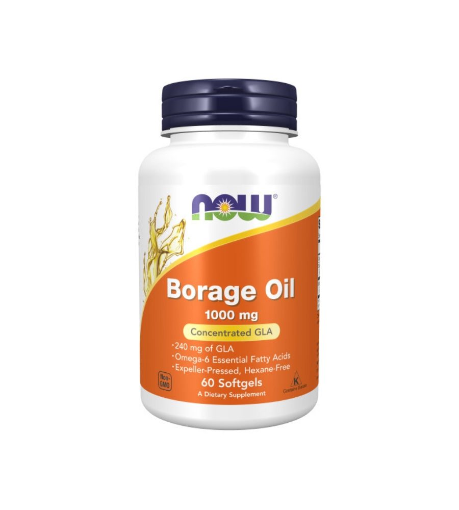 Aceite de Borraja (Borage Oil) 1000mg 60 SGELS